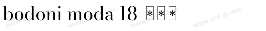 bodoni moda 18字体转换